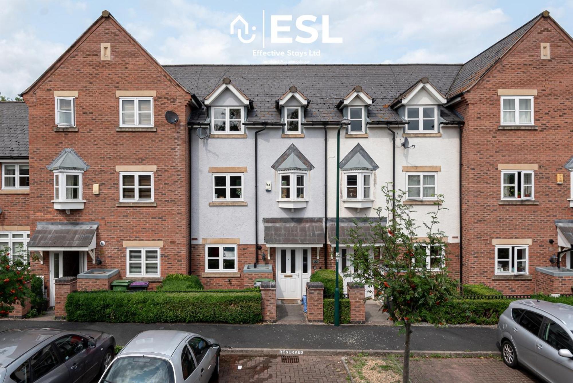 4 Bedroom Townhouse 10Mins Walk From Shrewsbury Town Centre With Parking Zewnętrze zdjęcie